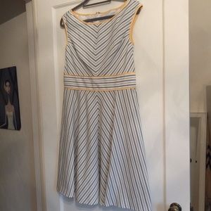 London style collection pinstripe dress Sz 12